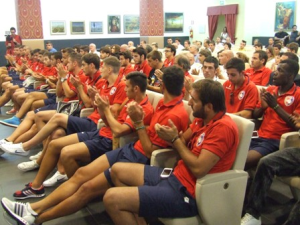 Presentazione romantica per il Campobasso